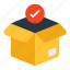 verified parcel, verified package, cardboard, box, carton\ 