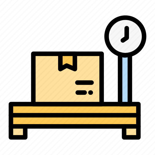 Delivery, logistic, check, scale, weigh icon - Download on Iconfinder