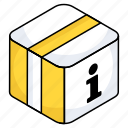 parcel info, package info, carton, box, logistic