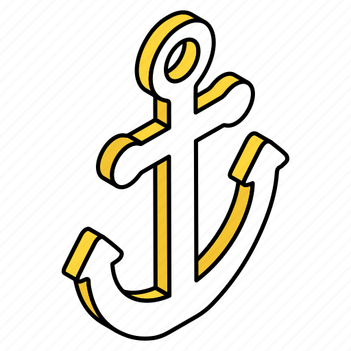 Ship anchor, ship moor, harbor, device, equipment icon - Download on Iconfinder