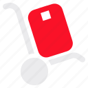 trolley, carrier, luggage, cart