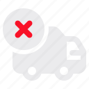 truck, remove, delivery, package, cancel, 1