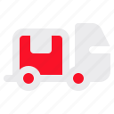 truck, delivery, deliver, cargo