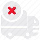 truck, remove, delivery, package, cancel