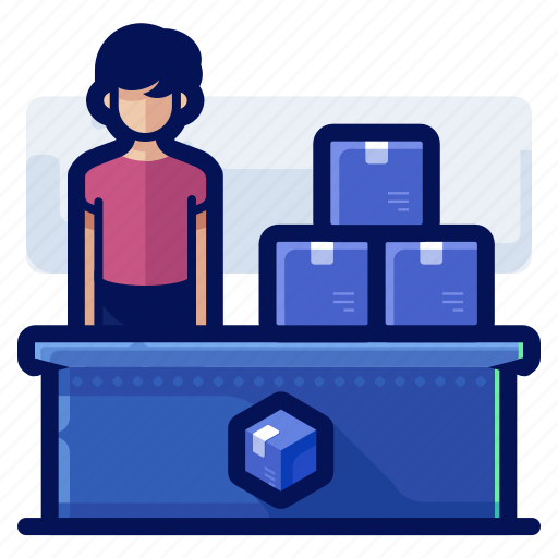 Delivery, desk, pick, service, shipment, shipping, up icon - Download on Iconfinder