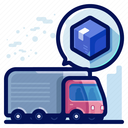 Delivery, shipment, transportation, truck, vehicle icon - Download on Iconfinder