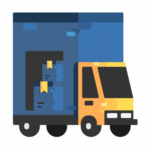 Boxes, delivery, freight, goods, trucks icon - Download on Iconfinder
