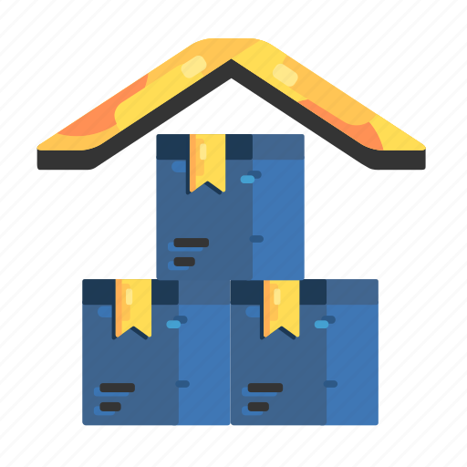 Roof, stock, storage, warehouse icon - Download on Iconfinder