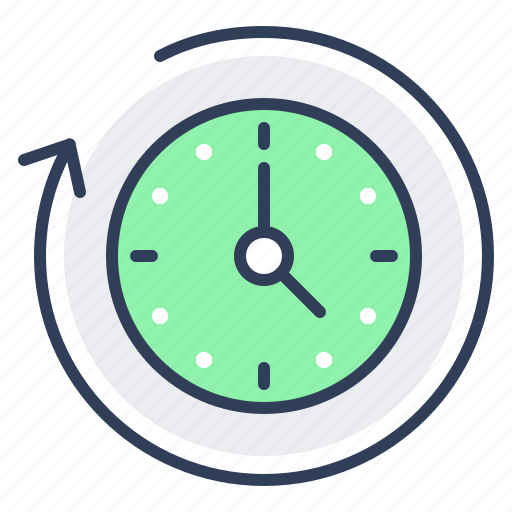 Clock, delivery, express, fast, round, the icon - Download on Iconfinder