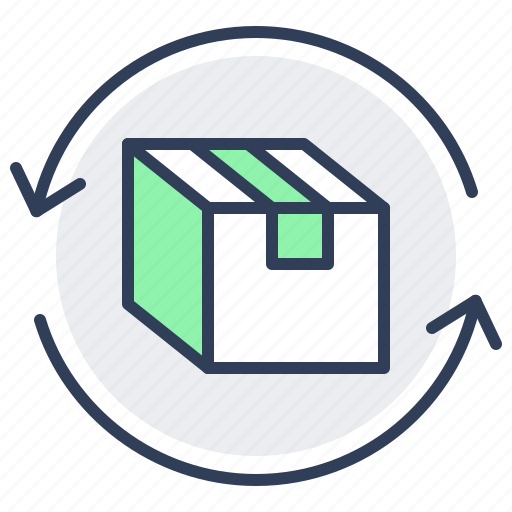Box, delivery, of, purchase, recycling, return icon - Download on Iconfinder
