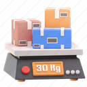 weight, scale, package, measure, delivery 