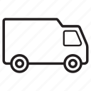 autotruck, camion, delivery, delivery van, lorry, truck, van