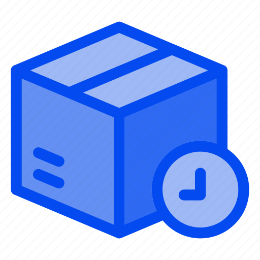 Box, delivery, product, shipping, time icon - Download on Iconfinder