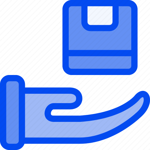 Box, care, delivery, hand, service icon - Download on Iconfinder