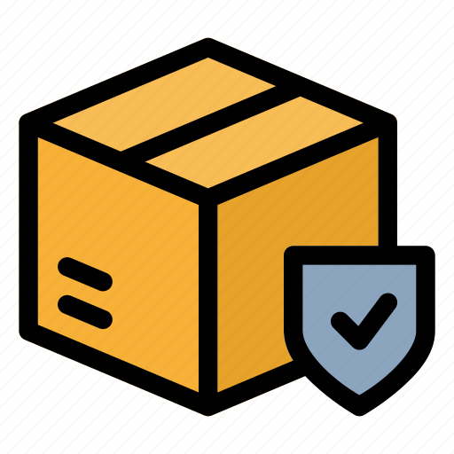Box, delivery, protection, shield, shipping icon - Download on Iconfinder