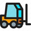 lift, truck, box, cargo, delivery, transport, transportation