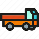 empty, truck, delivery, shipping, transport, transportation, vehicle