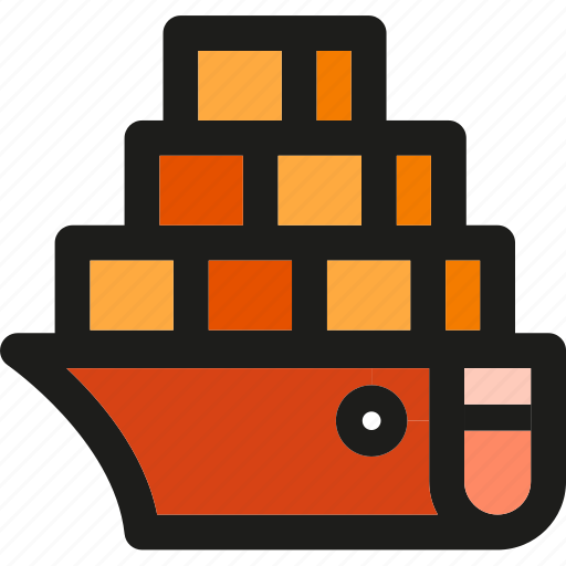 Ship, box, logistic, package, shipping, shopping, transport icon - Download on Iconfinder