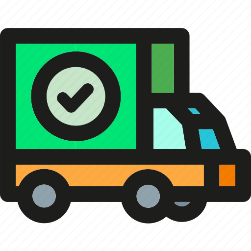 Arrived, box, delivery, package, shipping, transport, truck icon - Download on Iconfinder
