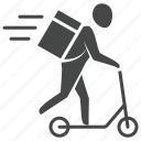 bicycle, delivery, fastcourier, food, products, scooter