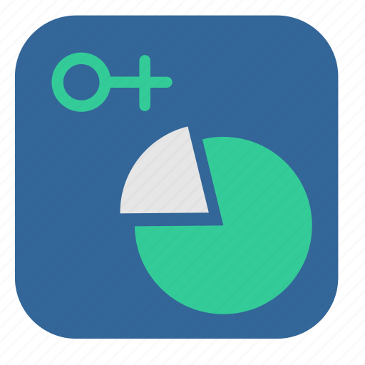 Demography, female, sector, statistics icon - Download on Iconfinder