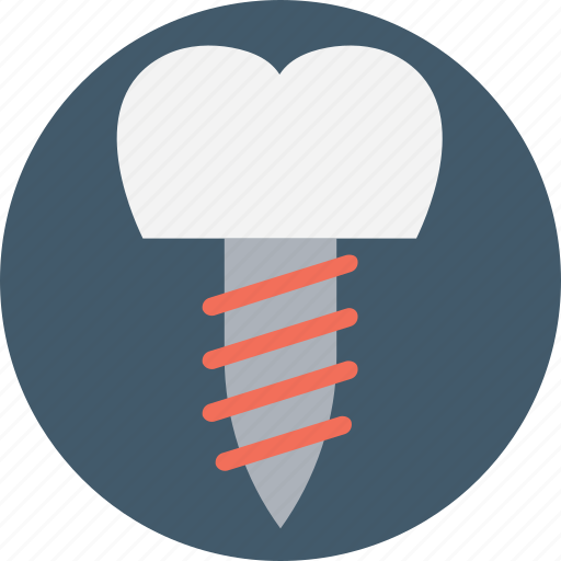Dental implant, dental procedure, dental treatment, oral surgery icon - Download on Iconfinder