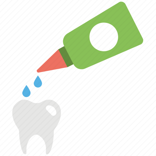 Cleaning, dental, dropper, drops, tooth icon - Download on Iconfinder
