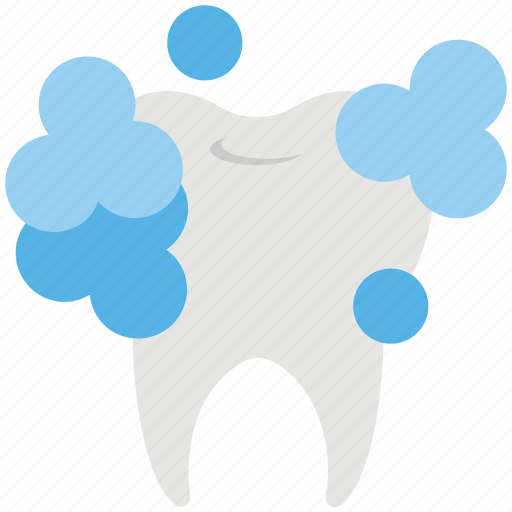 Bubbles, cleaning, dental, tooth, tooth cleaning icon - Download on Iconfinder
