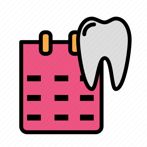 Calendar, medicine, oral, stomatology icon - Download on Iconfinder