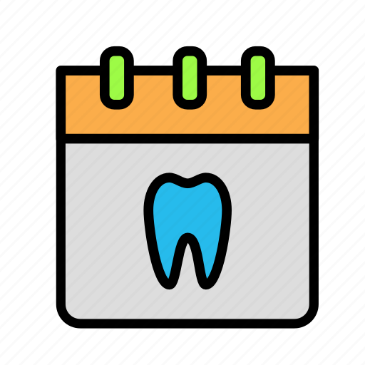 Calendar2, medicine, oral, stomatology icon - Download on Iconfinder