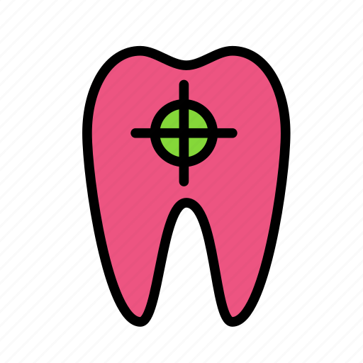Medicine, oral, stomatology, target icon - Download on Iconfinder