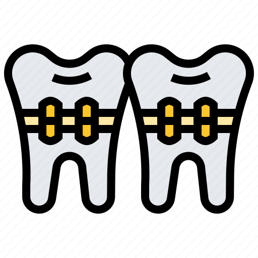 Braces, clinic, dentist, orthodontics, treatment icon - Download on Iconfinder