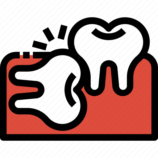 Dental, dentist, healthcare, impacted, medical, tooth icon - Download on Iconfinder