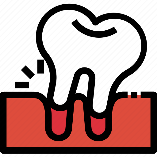 Dental, dentist, healthcare, loose, medical, tooth icon - Download on Iconfinder