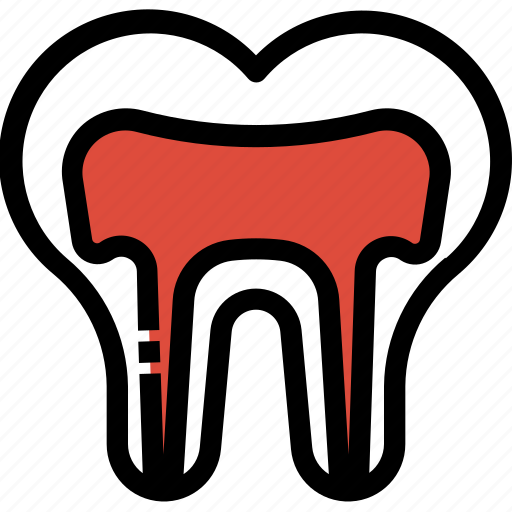 Canal, dental, dentist, healthcare, medical, root, tooth icon - Download on Iconfinder