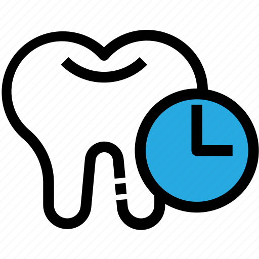 Dental, dentist, medical, time, tooth icon - Download on Iconfinder
