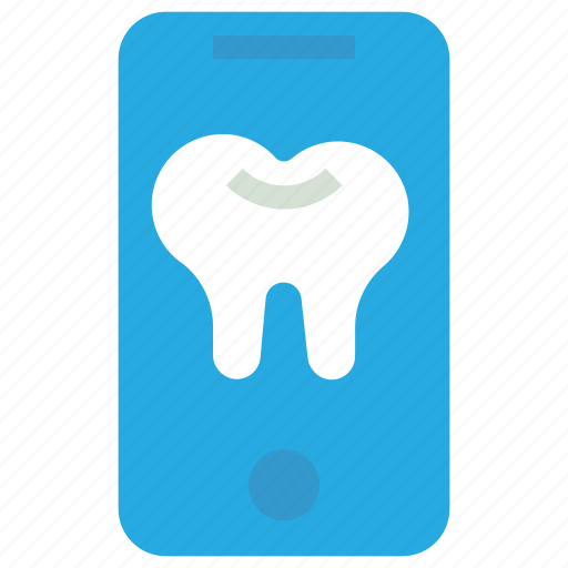 Dental, dentist, dentistry, medical, phone, stomatology, tooth icon - Download on Iconfinder