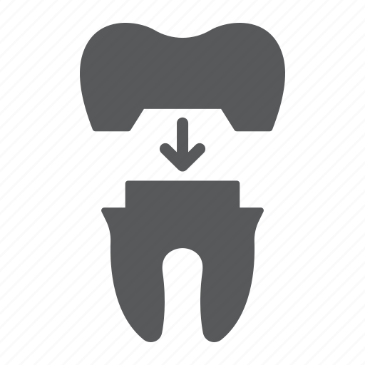 Cap, crown, dental, dentistry, stomatology, tooth icon - Download on Iconfinder