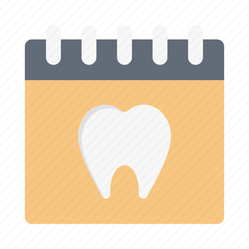 Schedule, calendar, appointment, dental, oral icon - Download on Iconfinder