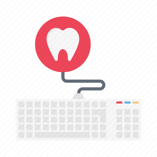 Keyboard, online, oral, dental, checkup icon - Download on Iconfinder