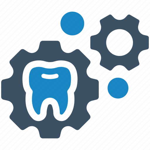 Dental, teeth, tooth, setting, gear, service, treatment icon - Download on Iconfinder