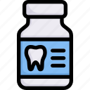 bottle, dental care, dentist, health, medical, tooth, tooth medicine