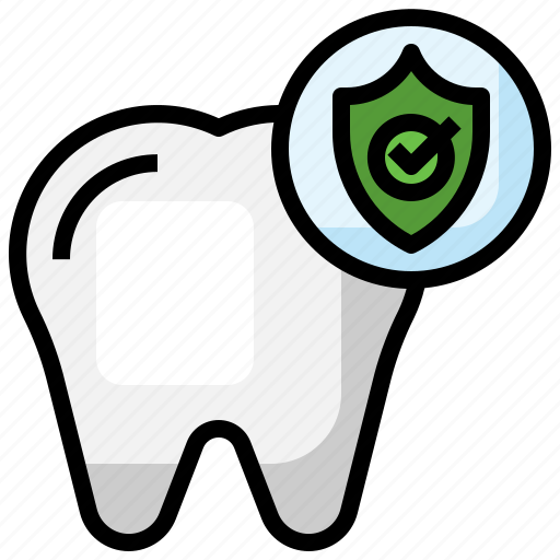 Dental, insurance, tooth, teeth, protection, security, shield icon - Download on Iconfinder