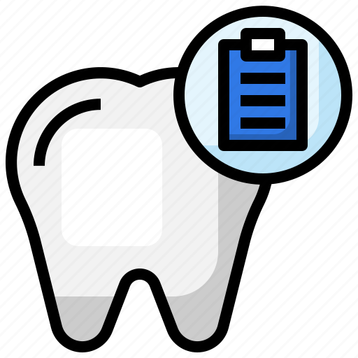 Dental, record, clipboard, care, tooth icon - Download on Iconfinder