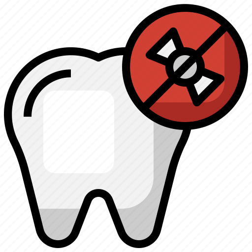No, sweet, sugar, dental, care, signaling, candy icon - Download on Iconfinder