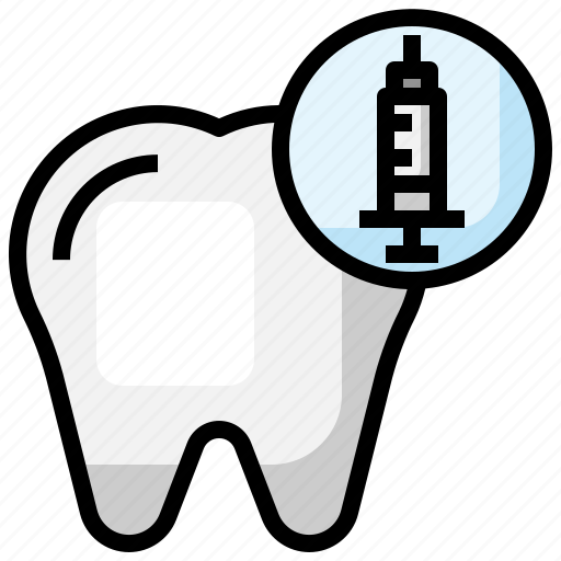 Syringe, dental, care, anesthesia, drug, teeth, doctor icon - Download on Iconfinder