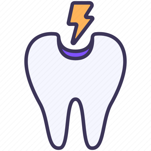 Caries, dental, hypersensitive, pain, teeth, toothache, trouble icon - Download on Iconfinder