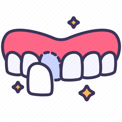 Beauty, dental, enamel, teeth, veneers icon - Download on Iconfinder