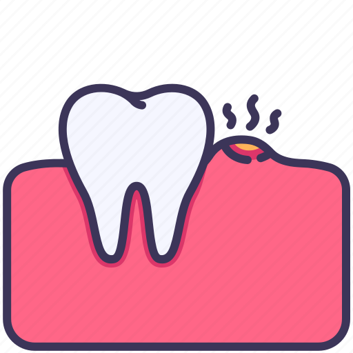 Dental, gingivitis, gum, inflammation, pain, swollen, tooth icon - Download on Iconfinder