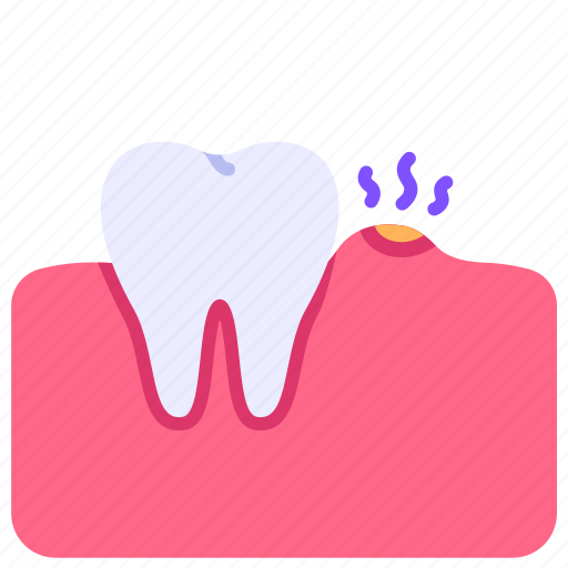 Dental, gingivitis, gum, inflammation, pain, swollen, tooth icon - Download on Iconfinder